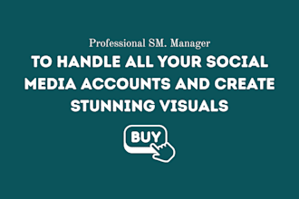 handle your social media and create stunning visuals