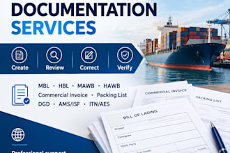 review and correct your shipping and freight documents