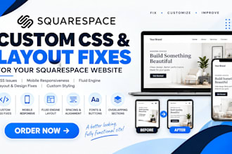 fix squarespace CSS, custom code, squarespace fluid engine and layout issue