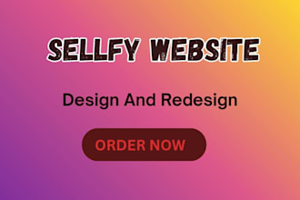 do sellfy website design redesign selffy