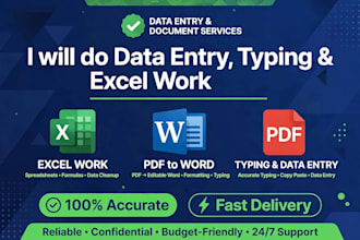 do data entry work