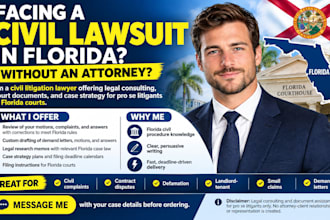 help in florida fl pro se cases legal consulting as civil litigation lawyer