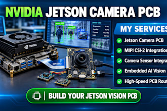 do nvidia jetson camera pcb, embedded ai vision and sensor integration