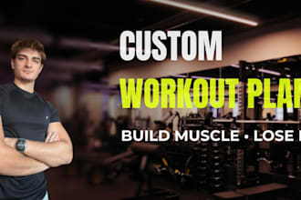 create a custom gym workout plan