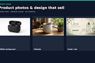 create professional product photos and ecommerce images for your brand