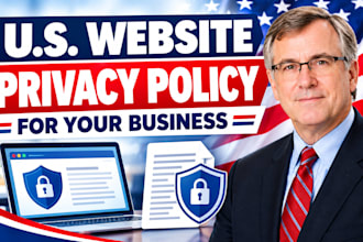 draft a US website privacy policy for your business
