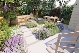 design your garden, backyard, landscape and patio with 3d rendering plans
