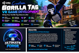 make gorilla tag vr fan game in unity custom maps player models multiplayer