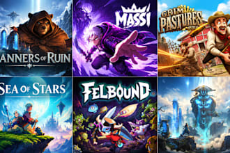 design professional steam capsule art for your game
