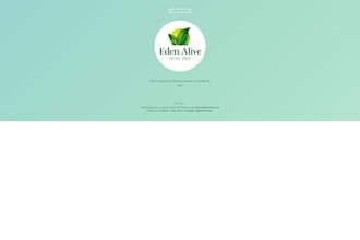 design and develop a landing page