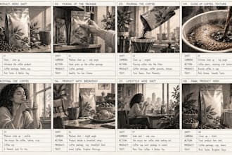 create commercial ad storyboards