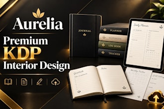 create ready to upload low content book interiors for amazon kdp