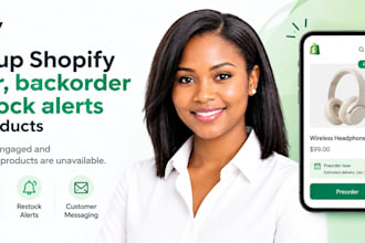 setup shopify preorder  and restock alerts for your products