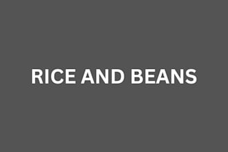 rice and beans and meat