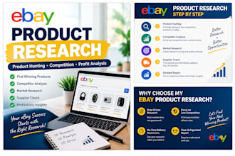 do ebay product research and winning product hunting