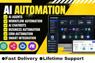build ai agents, workflow automation, ai chatbot and business automation