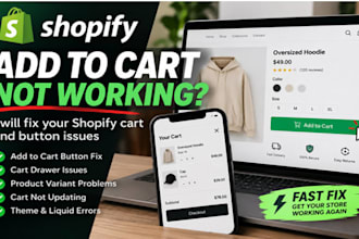 fix shopify add to cart button and cart issues