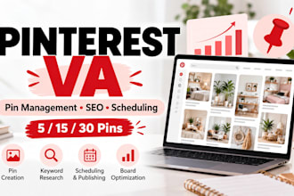 be your pinterest virtual assistant for pin management and SEO