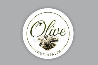 make culinary logo for your health for olive your health