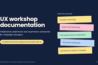 provide a professional product design and UX consultation