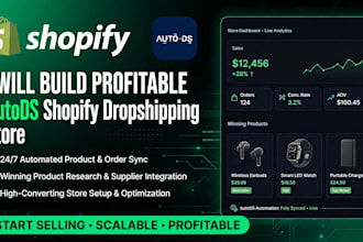 create profitable shopify dropshipping store