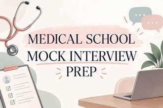 host a mock interview session along with feedback