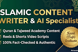 create engaging islamic and educational social media content