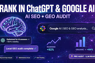 do ai SEO and GEO audit to rank in chatgpt and google ai