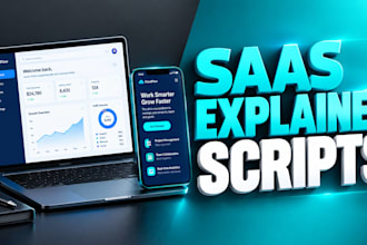write professional saas and mobile app explainer scripts