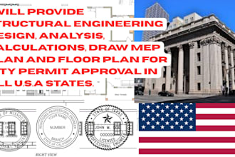 draw civil and structural engineering drawings plans and calculations