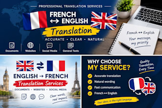 translate french to english and english to french