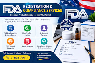 handle fda registration fda compliance fsvp and label review