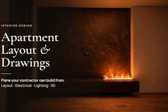 plan your apartment layout and make clear drawings for your contractor