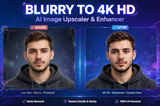 enhance blurry photo to super clear hd quality