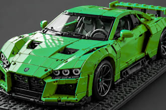 design a custom 3d lego mocs with brick link studio files and xml part list