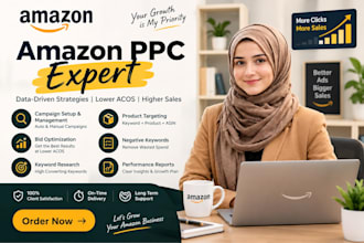 be your amazon fba virtual assistant and PPC expert