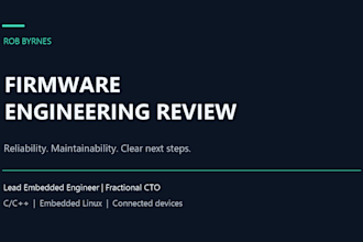 audit your embedded firmware and identify reliability risks