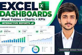 create excel dashboard with pivot table and charts