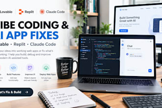 do vibe coding partner to fix  lovable replit claude web app claude code