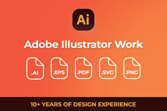 do any type of adobe illustrator work