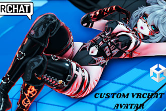 design custom vrchat avatar, furry avatar, vr character, furry avatar