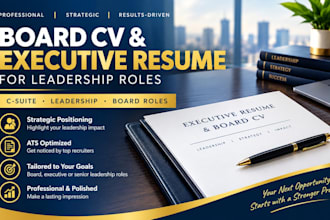 optimize your executive resume for senior leadership roles