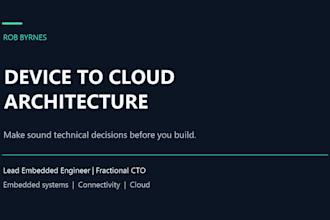 review and design your embedded iot architecture from device to cloud