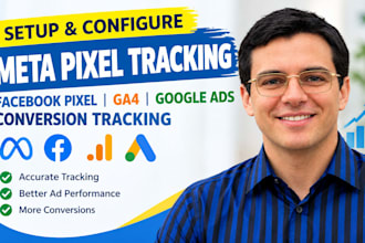 setup meta pixel tracking, facebook pixel, ga4, google ads converstion tracking