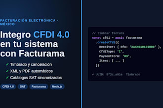 integrate cfdi electronic invoicing for mexico with the facturama API