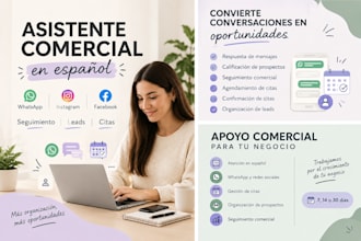 tu asistente comercial y agendadora de citas en español