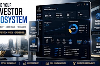 build private equity, hedge fund, vc investor portal and fundraising website