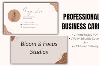 design corporate and minimalist business cards
