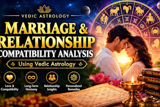 do marriage and relationship compatibility analysis using vedic astrology