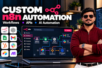 build custom n8n automation workflows